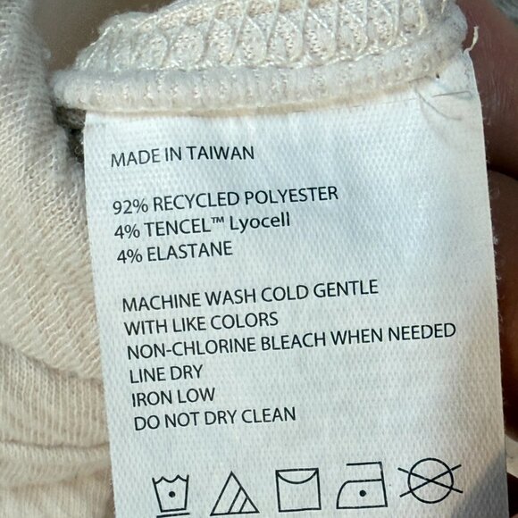 Prana Hoodie Sweatshirt Cream Pullover Hooded XL - Picture 8 of 9